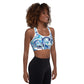 Onde Blu- Reggiseno Sportivo Imbottito