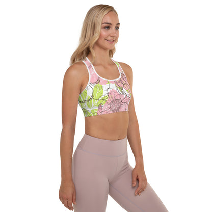 Fantasia di Fiori - Reggiseno Sportivo Imbottito -