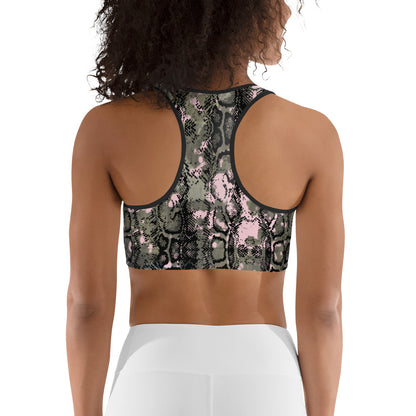 Macchie Rosa - Reggiseno Sportivo -