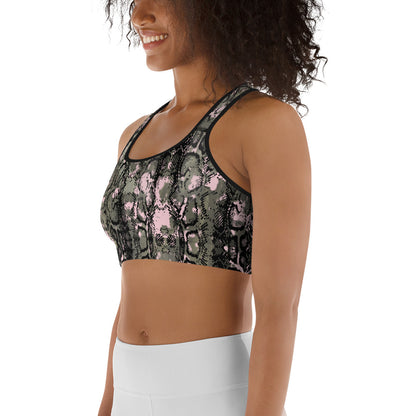 Macchie Rosa - Reggiseno Sportivo -