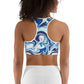 Onde Blu- Reggiseno Sportivo