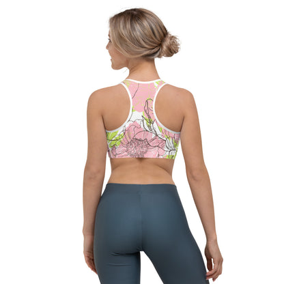 Fantasia di Fiori - Reggiseno Sportivo -