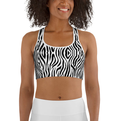 Zebra -Reggiseno Sportivo-