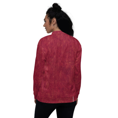 Rosso Pompei - Giacca Bomber Unisex -