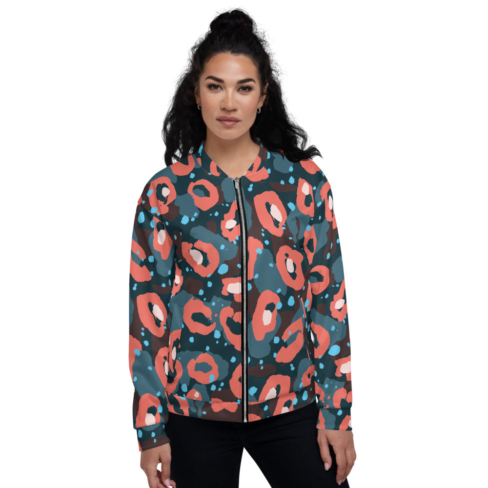 Leopardo Rosso - Giacca Bomber Unisex -
