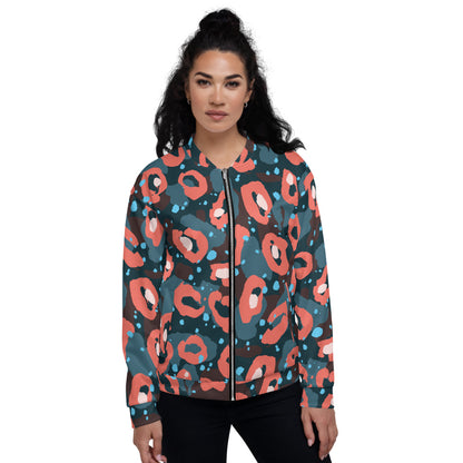 Leopardo Rosso - Giacca Bomber Unisex -
