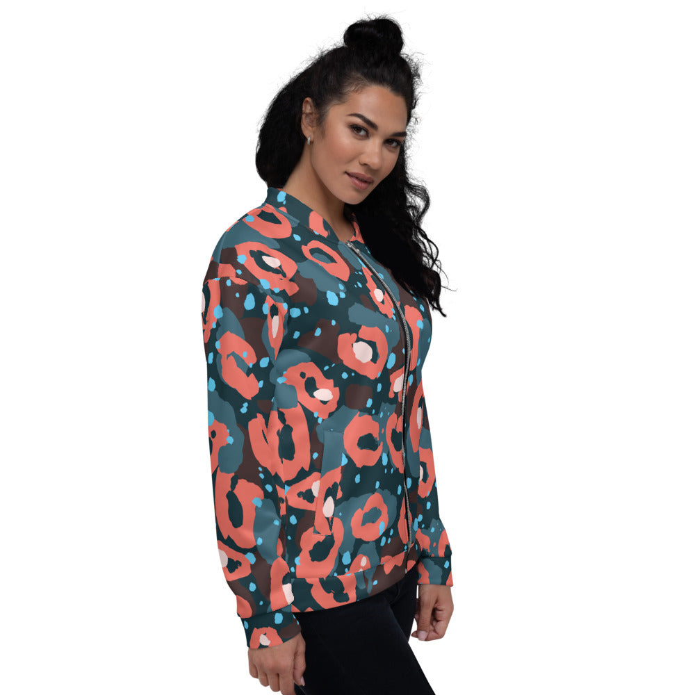 Leopardo Rosso - Giacca Bomber Unisex -