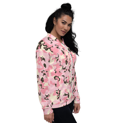 Camo Rosa -  Giacca Bomber Unisex -