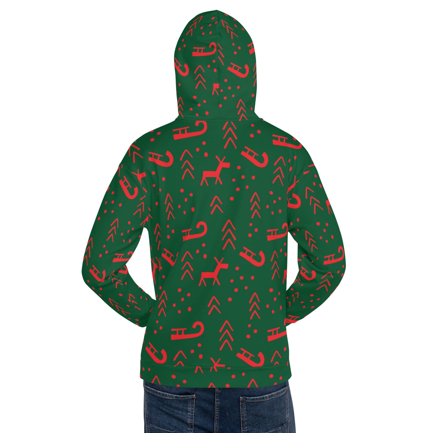 Natale - Felpa Unisex con Cappuccio -