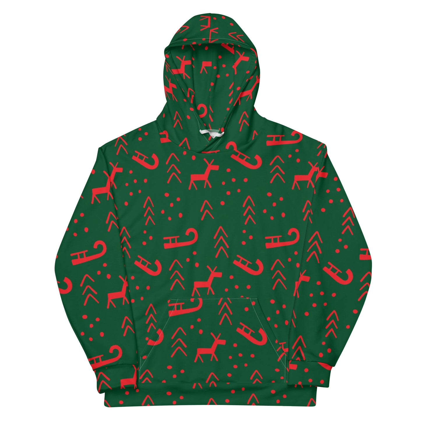 Natale - Felpa Unisex con Cappuccio -