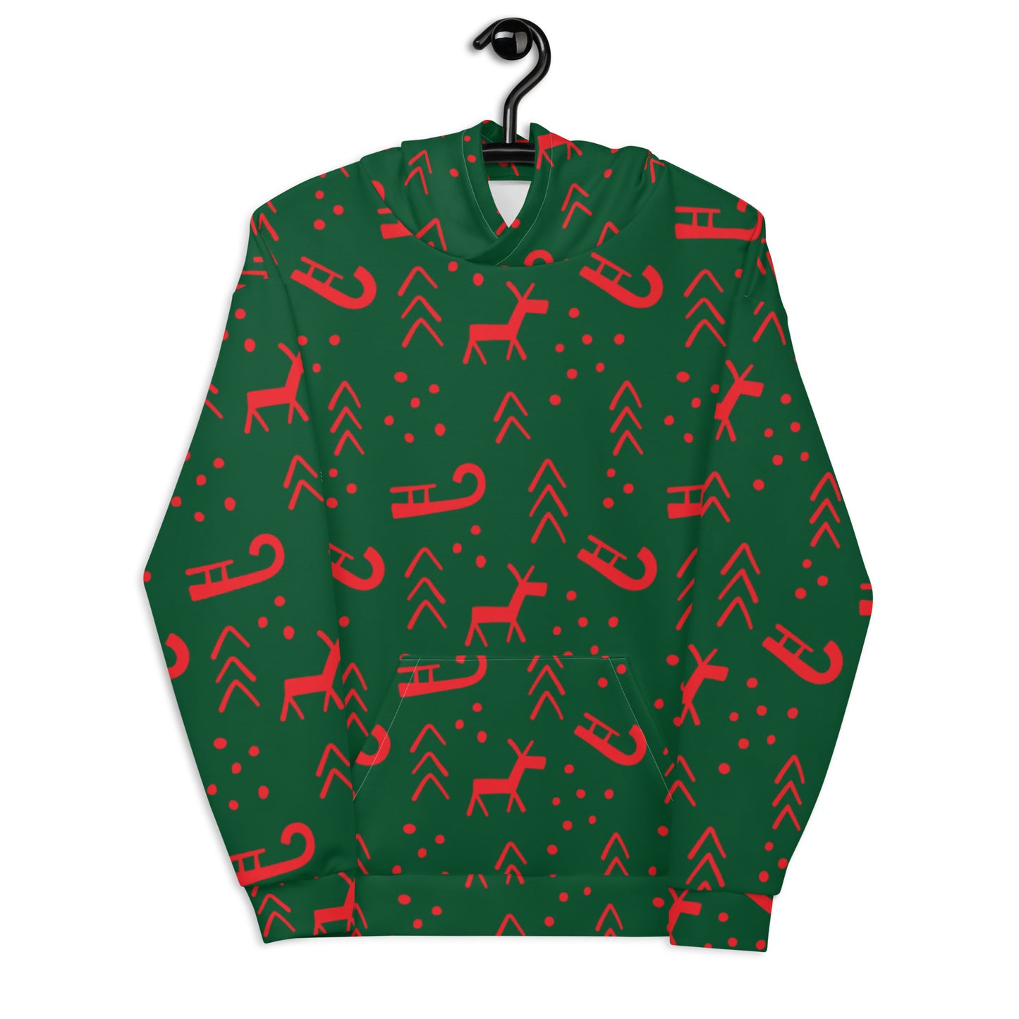 Natale - Felpa Unisex con Cappuccio -