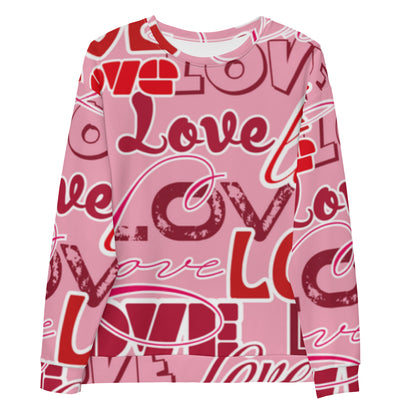 Love Rosa - Felpa Unisex Girocollo -