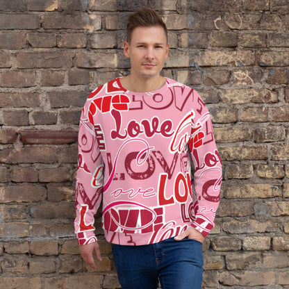 Love Rosa - Felpa Unisex Girocollo -