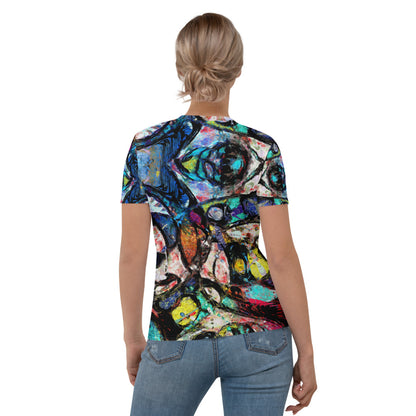 Astratto -T-Shirt Donna Girocollo