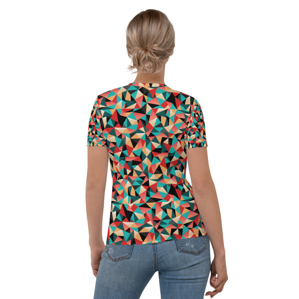 Caleidoscopio - T-Shirt Girocollo Donna -
