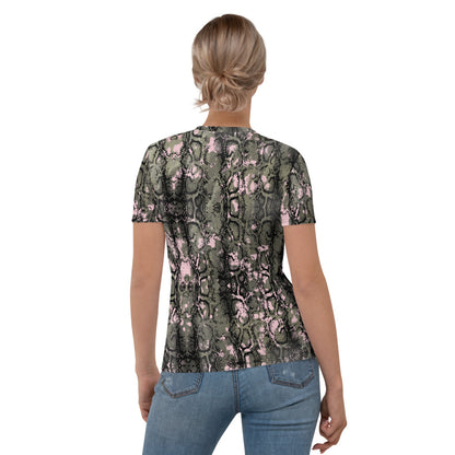 Macchie Rosa - T-Shirt Girocollo -