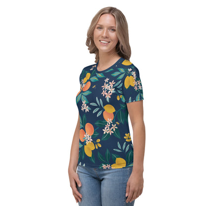 Agrumi - T-Shirt Girocollo Donna -