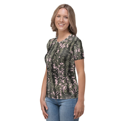 Macchie Rosa - T-Shirt Girocollo -