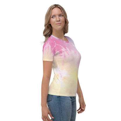 Acquarello - T-Shirt Girocollo Donna -