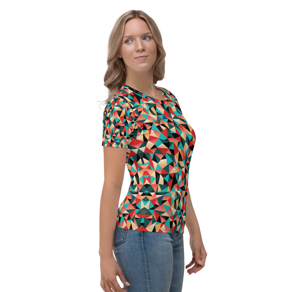 Caleidoscopio - T-Shirt Girocollo Donna -