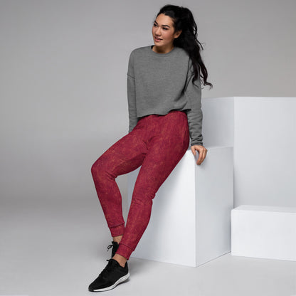 Rosso Pompei - Joggers Donna -