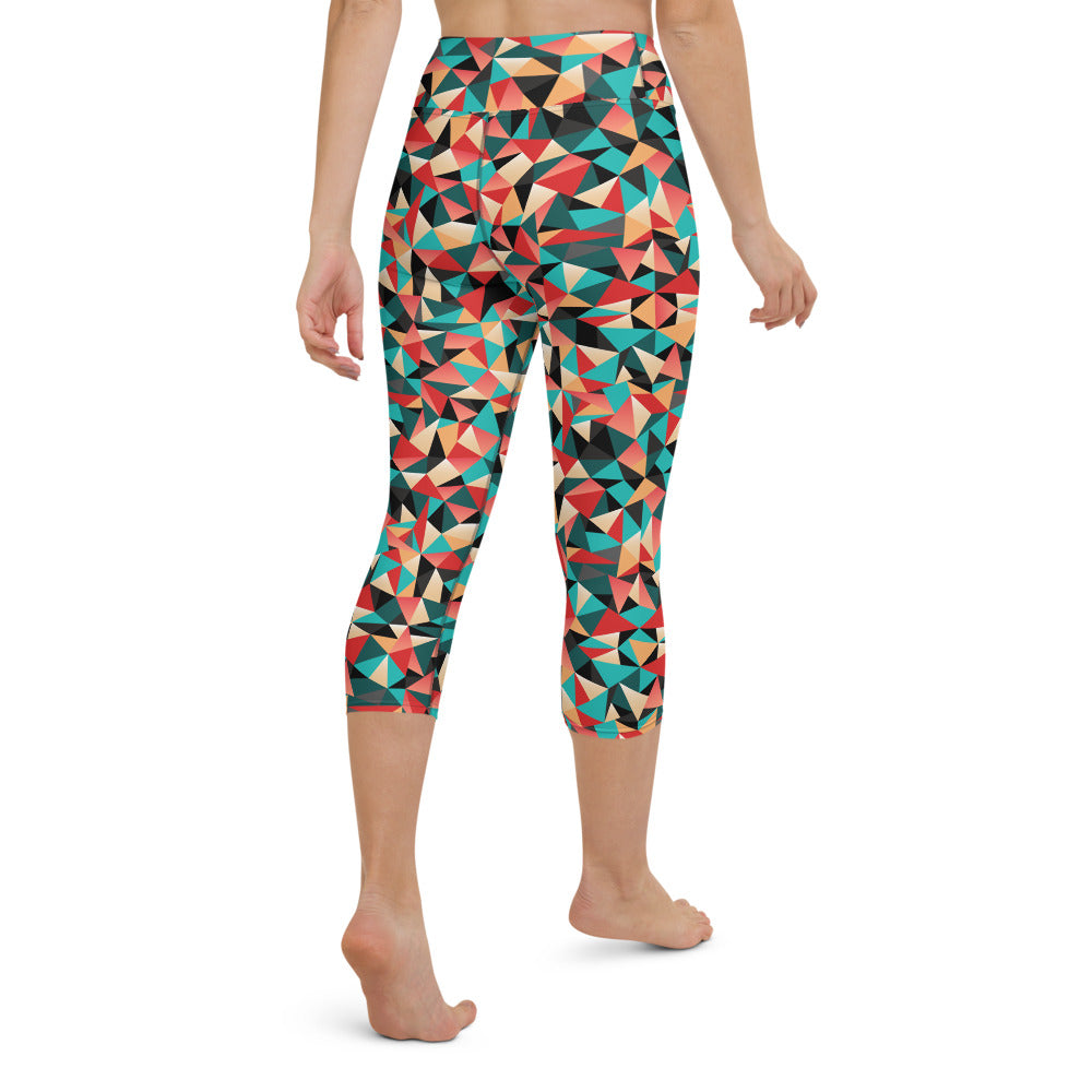 Caleidoscopio - Yoga Capri Leggings -