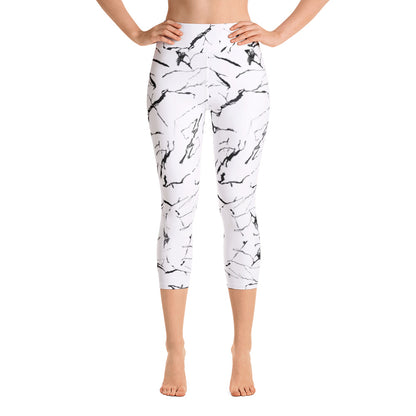 Marble - Yoga Capri Leggings