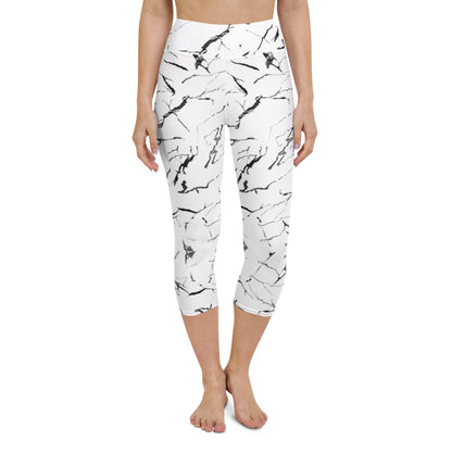 Marble - Yoga Capri Leggings