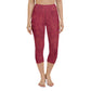Rosso Pompei - Yoga Capri Leggings -