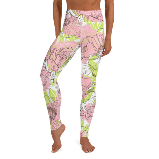 Fantasia di Fiori - Yoga Leggings -