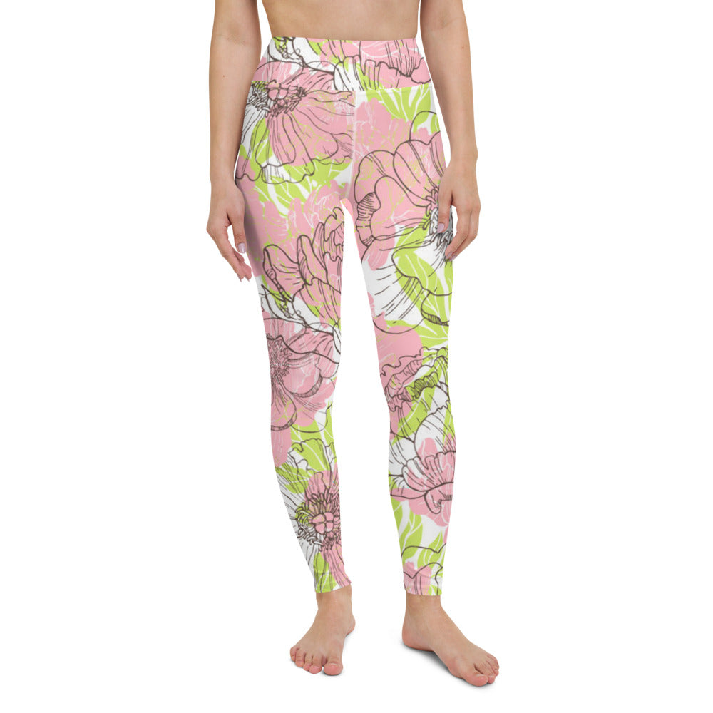 Fantasia di Fiori - Yoga Leggings -