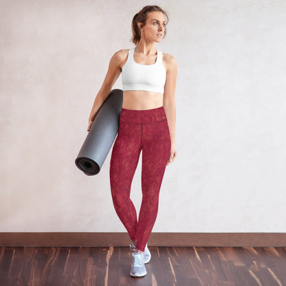Rosso Pompei - Yoga Leggings -