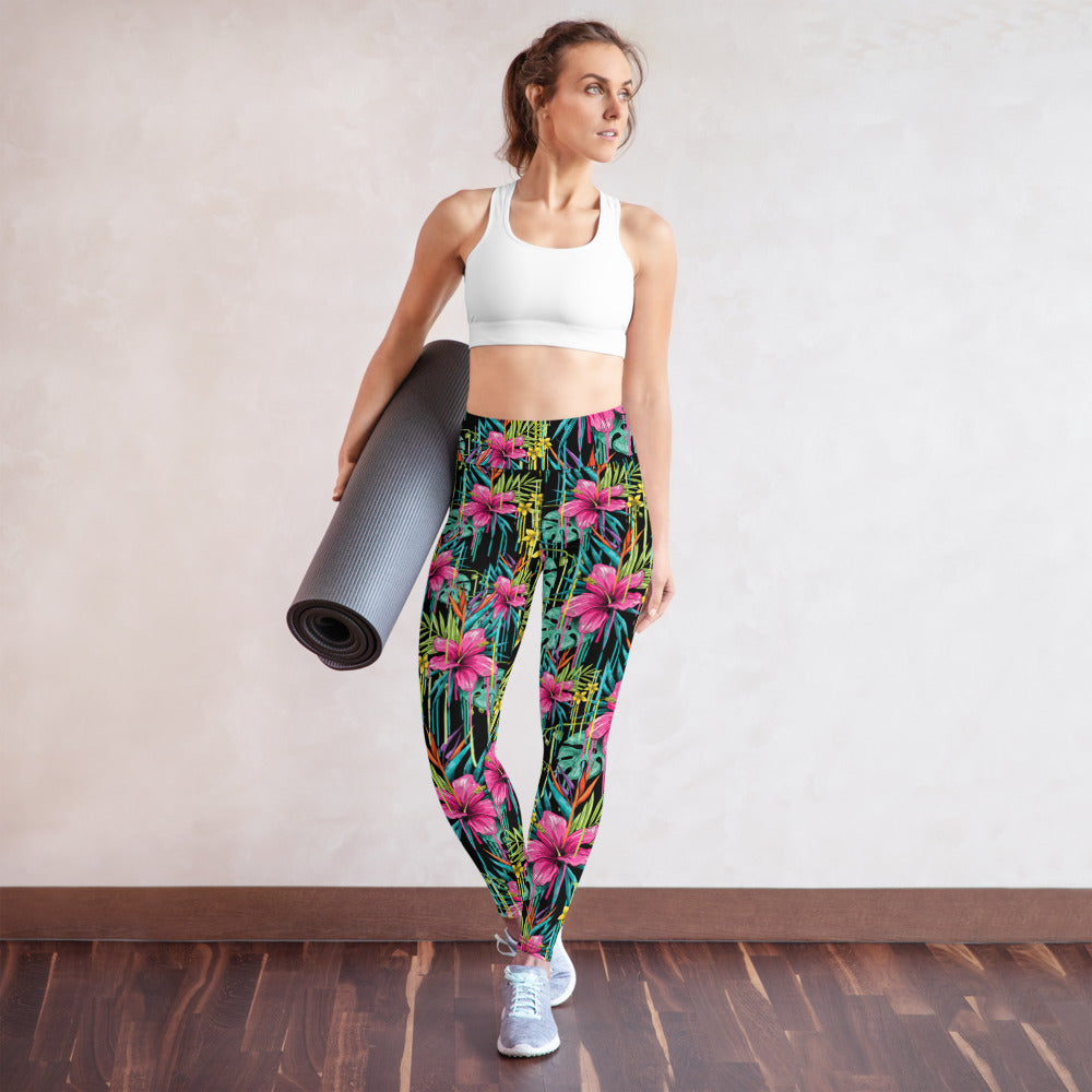 Rose -Yoga Leggings -