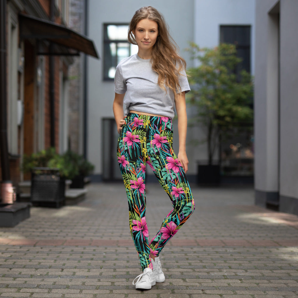 Rose -Yoga Leggings -