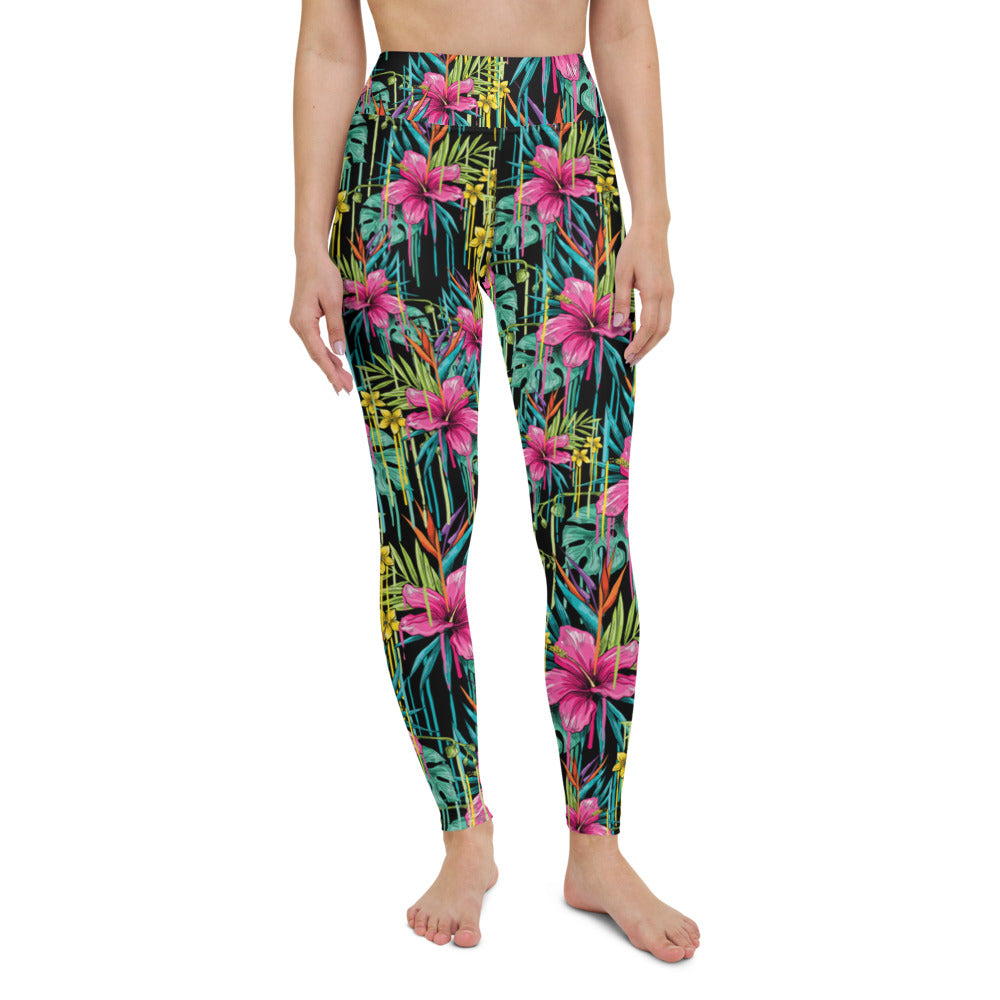 Rose -Yoga Leggings -