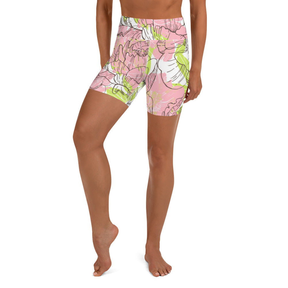 Fantasia di Fiori - Yoga Shorts -