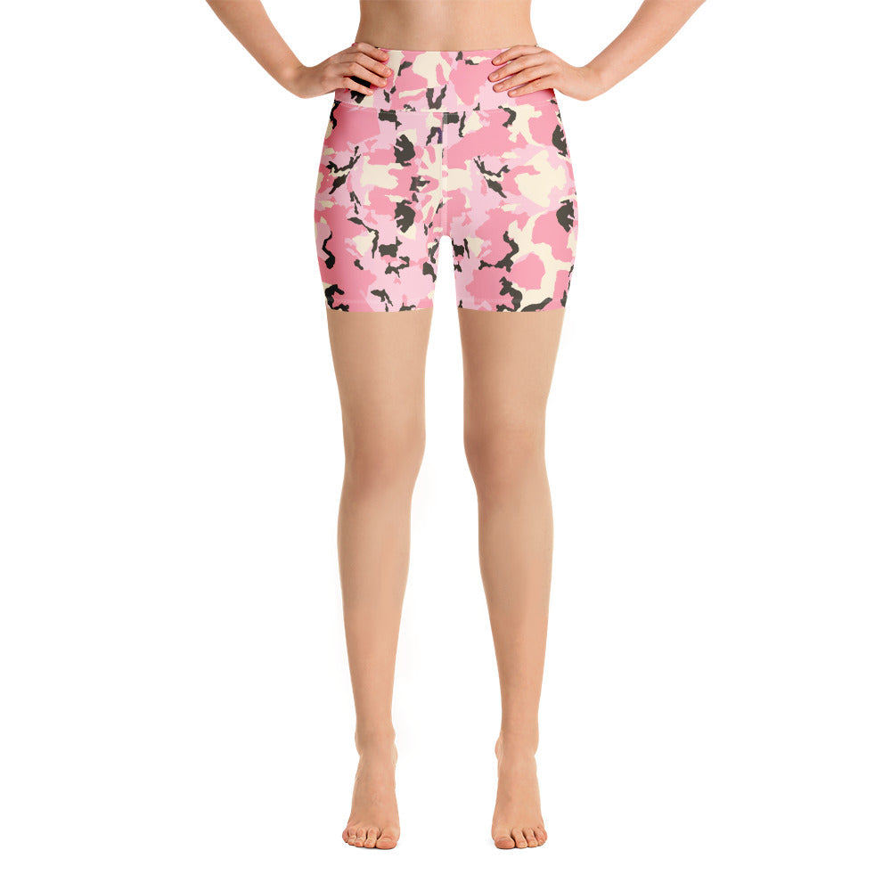 Camo Rosa - Yoga Shorts -