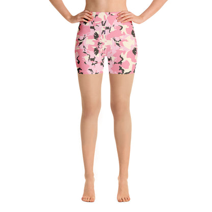 Camo Rosa - Yoga Shorts -