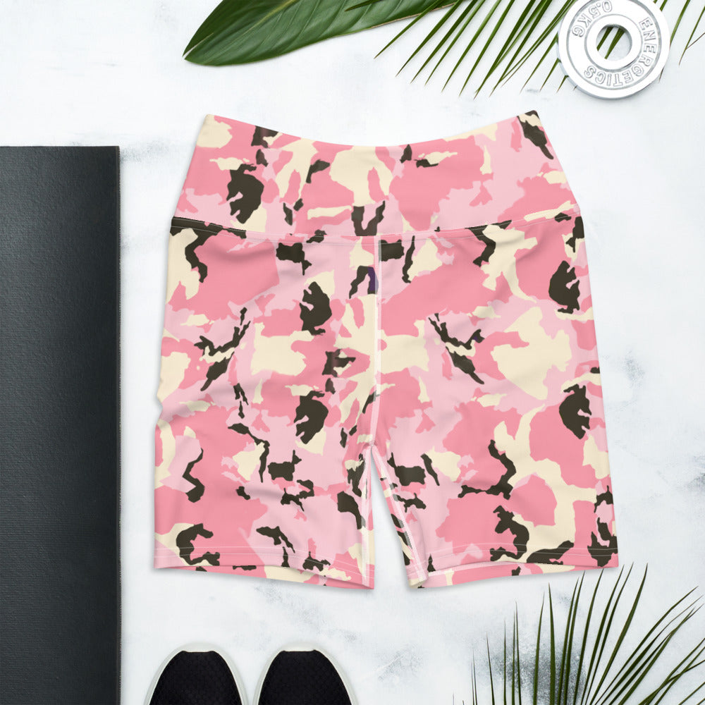 Camo Rosa - Yoga Shorts -