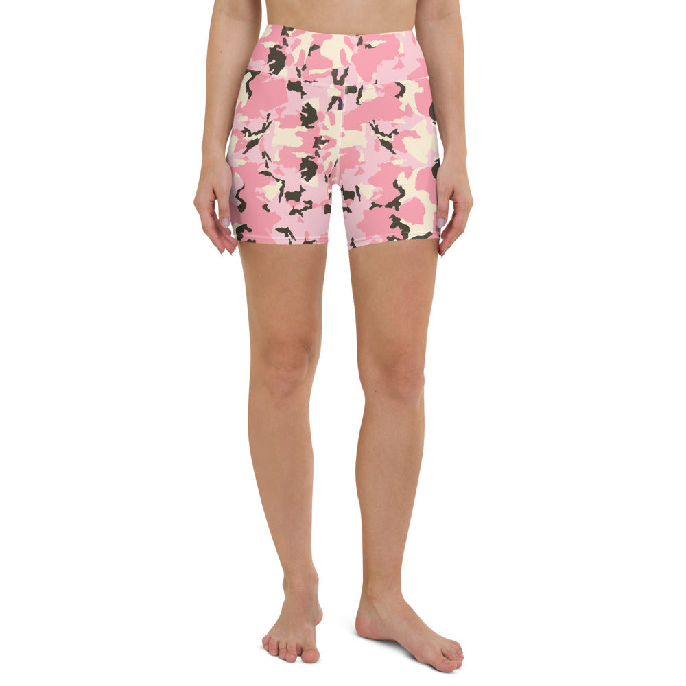 Camo Rosa - Yoga Shorts -