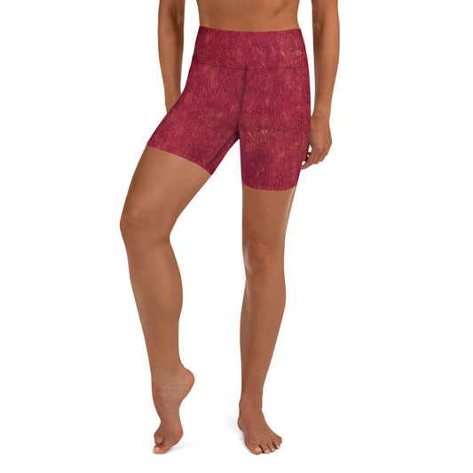 Rosso Pompei - Yoga Shorts -