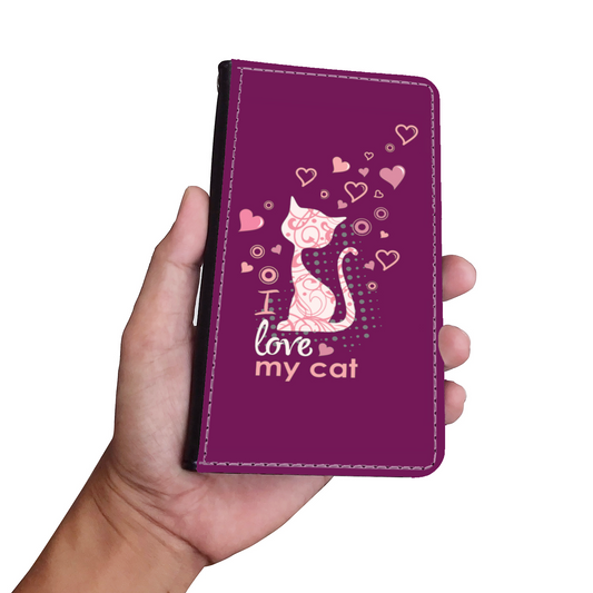 I Love my Cat Bordeaux - Custodia per Smartphone iPhone/Galaxy -