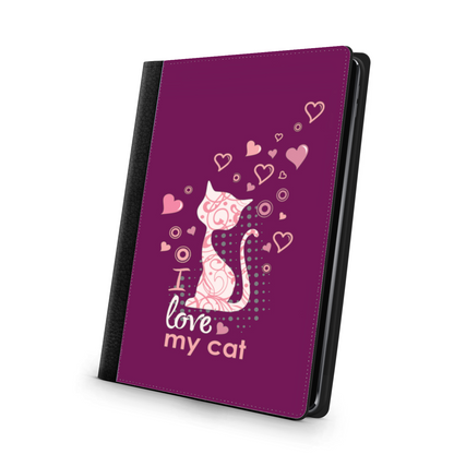 I Love my Cat/Bordeaux - Custodia iPad Mini -