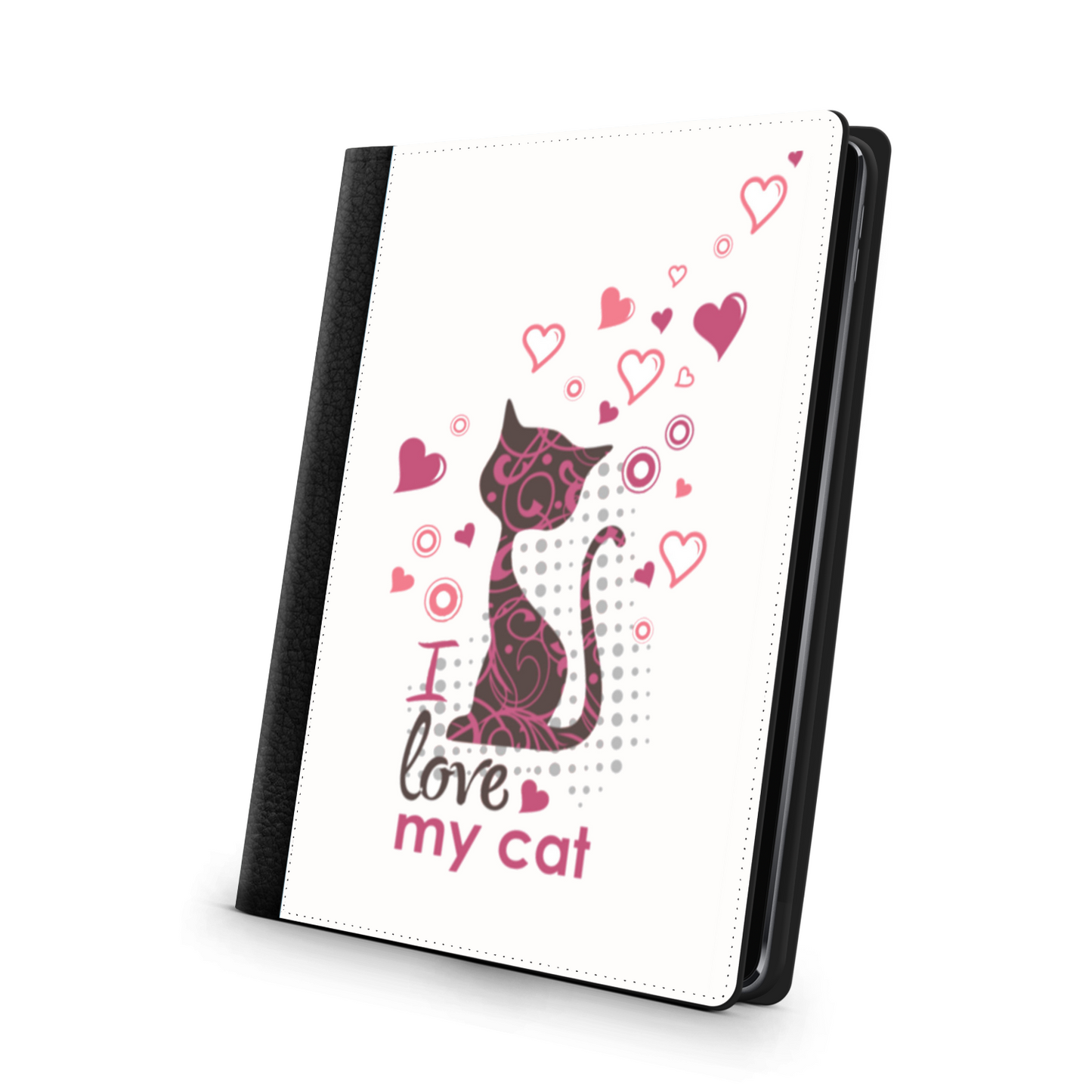 I Love my Cat/Bianco - Custodia iPad Pro -