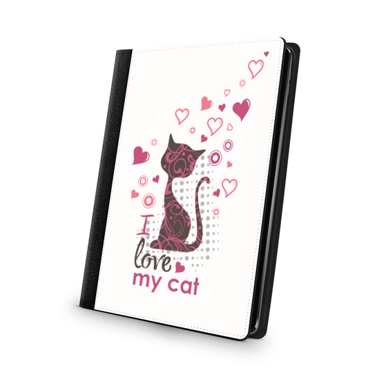 I Love my Cat/Bianco - Custodia iPad 9.7 -