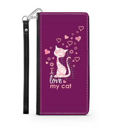 I Love my Cat Bordeaux - Custodia per Smartphone iPhone/Galaxy -