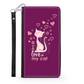 I Love my Cat Bordeaux - Custodia per Smartphone iPhone/Galaxy -