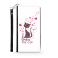 I Love my Cat Bianco - Custodia per Smartphone iPhone/Galaxy -