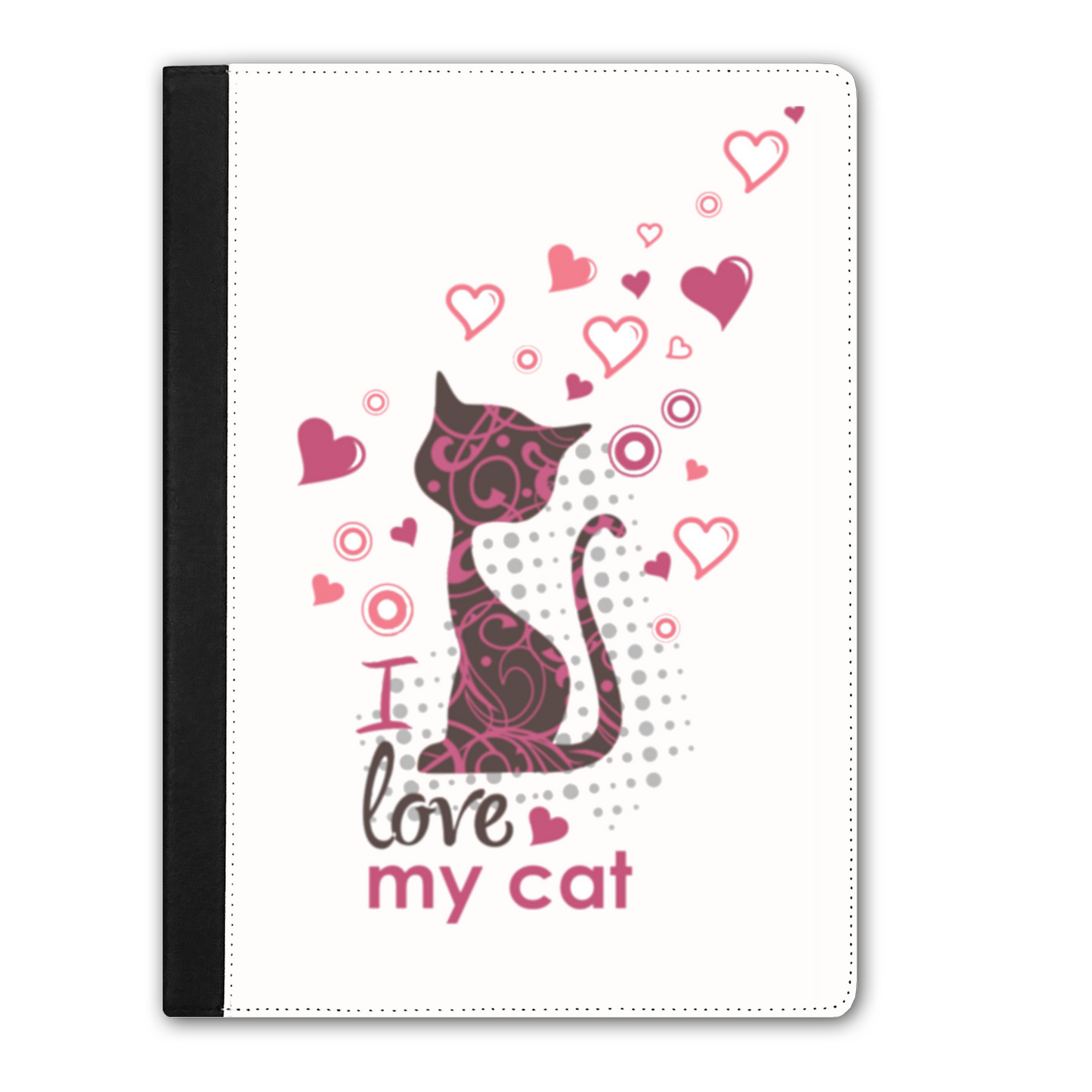 I Love my Cat/Bianco - Custodia iPad Pro -