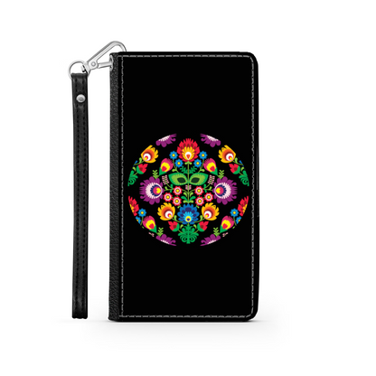 Cerchio e Fiori - Custodia per Smartphone iPhone/Galaxy -